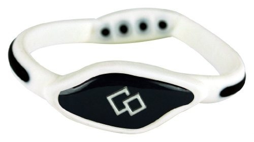 Trion: Z Flex Pulsera (medio, Negro / Blanco).