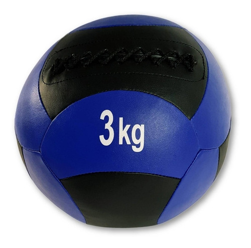 Imagen 2 de 5 de Wall Ball 3kg Pelota Medicinal Crossfit Diámetro 35cms