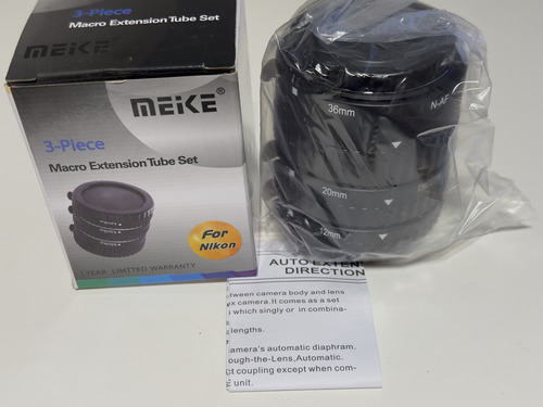 Tubo De Extensión Para Nikon Af Para Macro Meike (Usado)