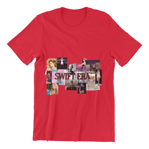 Polera Unisex Taylor Swift Eras Artista Estampado Algodon