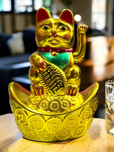 Gato Maneki Neko Suerte Para Negocio Casa
