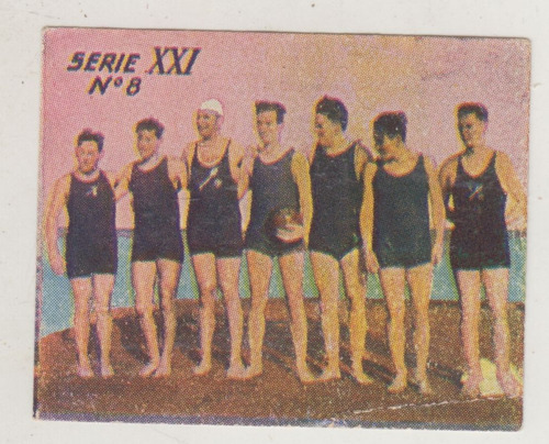 1932 Tarjeta Water Polo Uruguay Club Neptuno Campeon De 1930