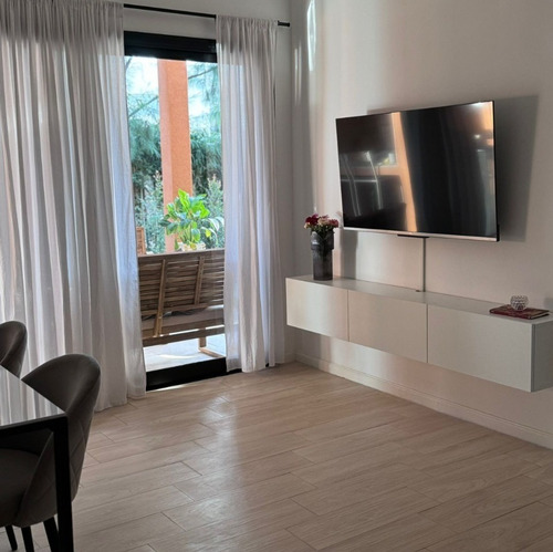 Mueble Tv Rack Laqueado Flotante 3 Puertas 180x25x30 Blanco