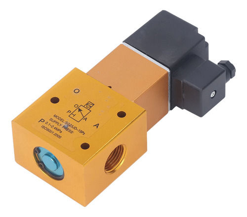 Electroválvula De 3 Vías, 2 Posiciones, G1/2 Pulgadas, Guía