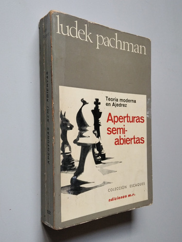 Libro Ajedrez Físico Aperturas Semi-abiertas, Teoría Moderna