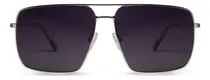 Comprar Anteojo Sol Rectangular Metal Vulk Hombre Polarizado Uv 100