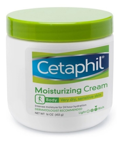 Cetaphil Crema Humectante 16 Onzas Sin F - L a $199