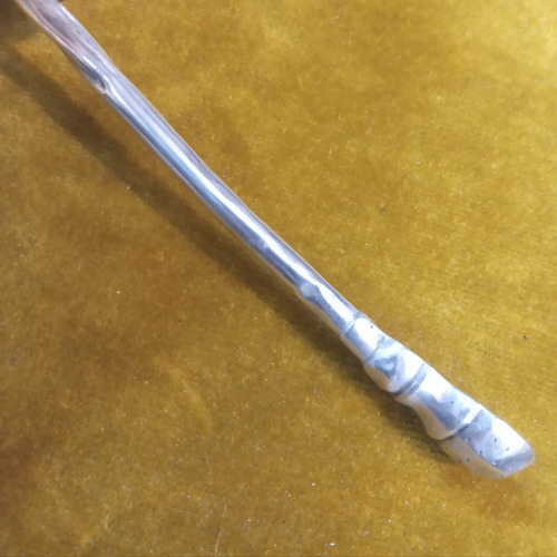 Bombilla De Plata Antigua Sellada Y Probada Criolla Colonial Plata (Usado)