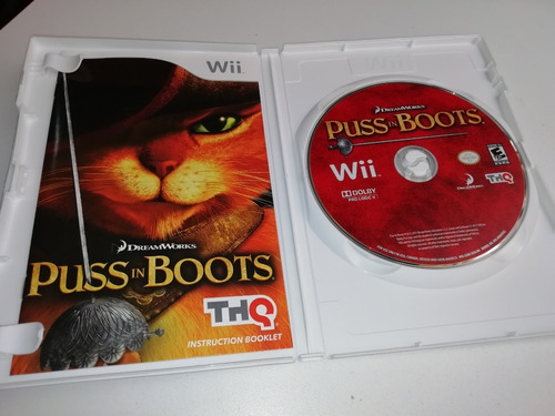 Gato Con Botas Puss In Boots Nintendo Wii - Wii U (Usado)