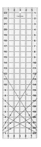 Regla Acrílica Q Para Coser Y Acolchar Para Cortar Tela