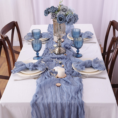 Mantel Table Runner, Tela Para Queso, Gasa, Crepé