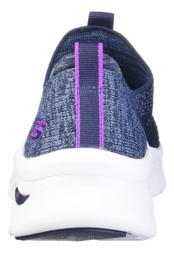 Zapatilla Skechers Archi Fit Dlux-key 149684/nvy Para Mujer