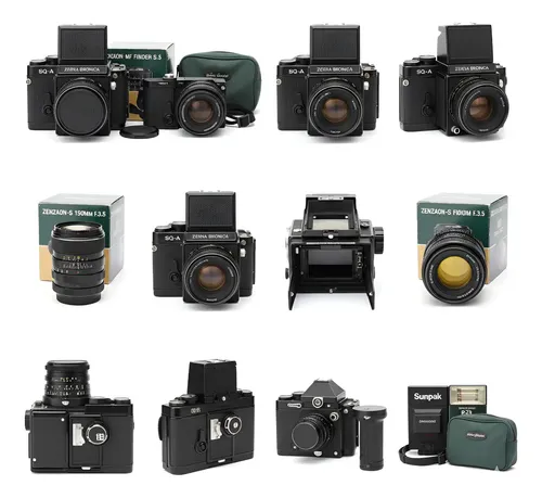 Câmera Zenza Bronica Sq-a 6x6 + 2 Lentes Zenzanon | Find