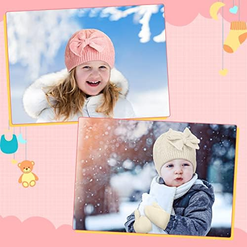 Satinior Juego De 3 Gorros Y Manoplas De Invierno Para Bebés