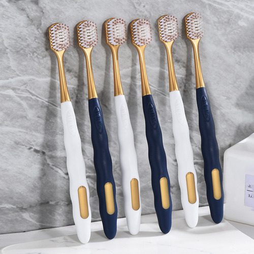 F 6 Cepillos De Dientes De Cerdas Suaves Con Cabezales