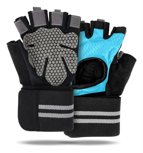 Guantes Para Gym Con Protección Muñequeras, Guantes Deportiv