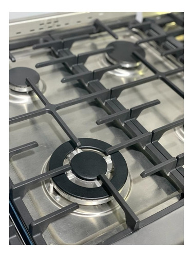 Imagen 2 de 2 de Cocina Morelli Ferro 550 a gas/eléctrica 4 hornallas 220V puerta con visor