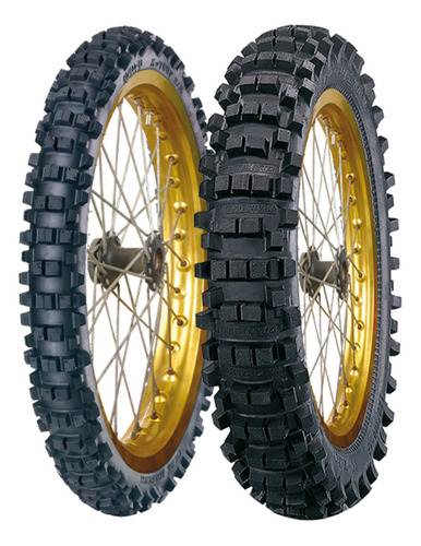 Par Pneu Kenda Trakmaster 80/100-21 + 100/100-18 K760 Trilha