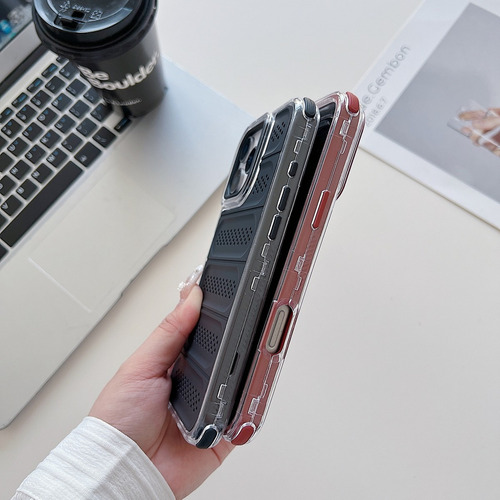Funda Para iPhone Tres Piezas Alta Calidad 360 Uso Rudo 3 En 1 Disipación De Calor