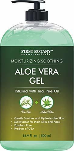 Gel De Aloe Vera 100 % Puro Piel Cabello First Botany 500 Ml