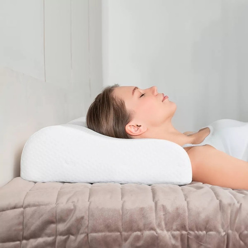 Almohada Viscoelastica Inteligente Premium 60x35 Home Co Color Blanco