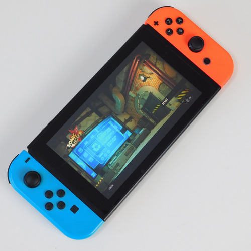 Nintendo Switch V2 Standard Cor Vermelho E Preto Preto (Usado)