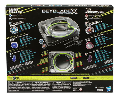 Beyblade X Xtreme Battle Set Con Beystadium Arena Con El De