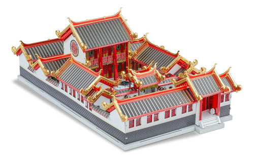 Kit De Construcción De Modelo De Casa Siheyuan Rompecabez