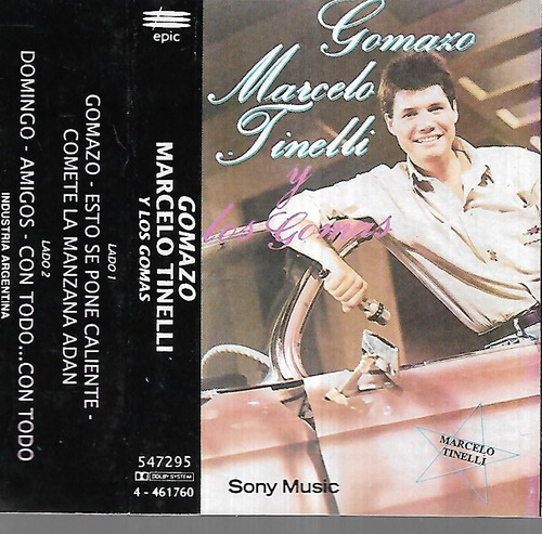 Marcelo Tinelli Y Los Gomas Album Gomazo Sello Epic Cassette