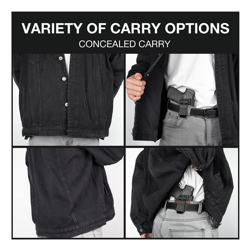 Escudo De M&p De Pistola Y Flor De 9 Mm Holster, Iwb Polymer