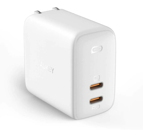 Cargador Aukey Pa-b4 Omnia Duo 65w Pd Dynamic Detect