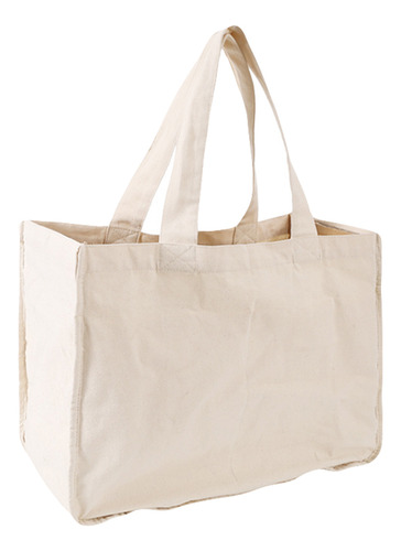Bolsa De Compras De Algodón Portátil De Lona