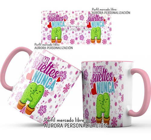 Mug  Oreja Rosada Taza Amor San Valentin Regalo Pareja 18