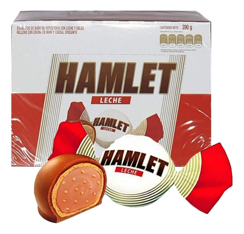 Bombon Hamlet Chocolate Con Leche X30u - Cotillón Waf