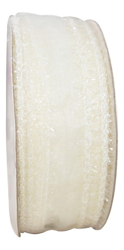 Imagen 3 de 4 de Listón Organza Chanel, 1 Pulgada, 2 Piezas, Varios Colores