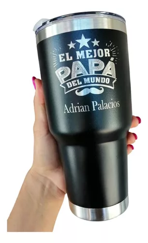 TERMO/VASO EN ACERO INOXIDABLE PERSONALIZADO CON LÁSER - Mora Personalizados