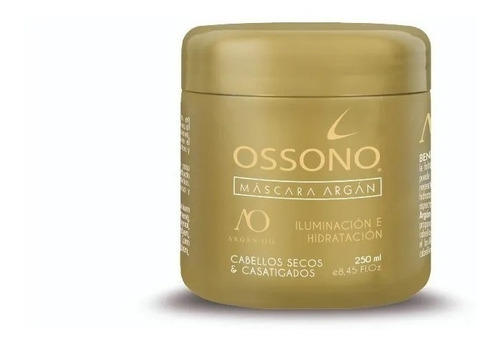 Máscara Argan Ossono X 250 Gramos. Envíos - Ventas Por Mayor