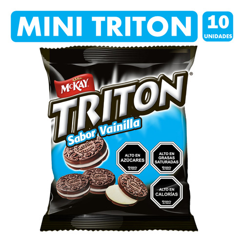 Mini Triton Sabor Vainilla - Galleta Mckay (pack Con 10 Uni)