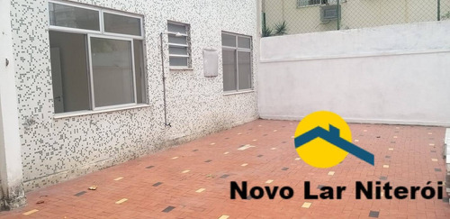 Imagem 9 de 15 de Apartamento Tipo Casa De 2 Quartos Com Área Externa No Jardim Icaraí. - 493