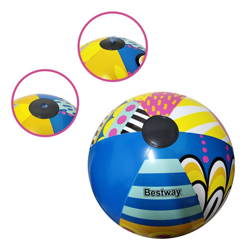 Pelota De Playa De Colores Jumbo Bestway 91 Cm