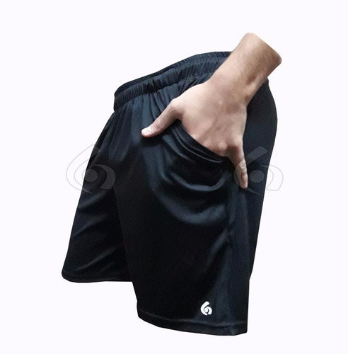 Imagen 4 de 9 de Shorts Deportivos Gol De Oro Elite Pocket Con Bolsillos Run