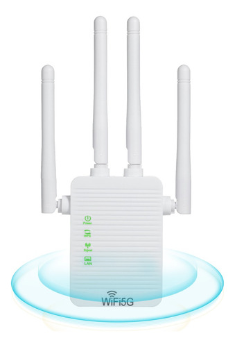 Repetidor Wifi 5g Amplificador Señal Punto De Acceso 1200 Mb