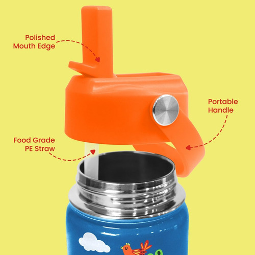 Sandjest Botella De Agua De Cocodrilo - Botella De Agua Para