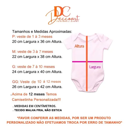 Roupa Body De Bebê Personalizado Significado Nome #743 Roupa Body De Bebê Personalizado Significado Nome #743