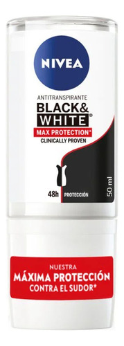 Nivea Deo Black & Withe Max Protection Roll On 50ml