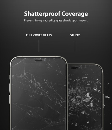 Imagen 7 de 9 de Vidrio Templado iPhone 12 Mini 5.4 Full Cover Ringke