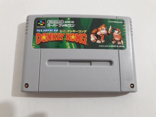 Snes Super Donkey Kong Japonês Funcionando 100% #883
