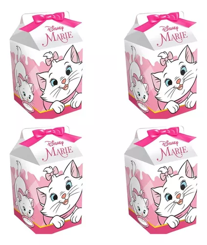 Kit 10 Caixas Milk Tema Gata Marie
