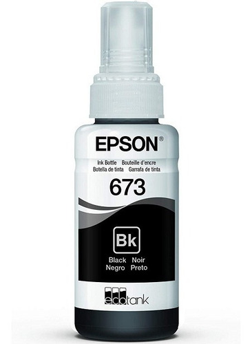 Tinta Epson T673120-al Negro 70ml Ecotank L805 L810 L850 L1800