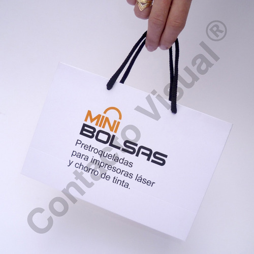 50 Mini Bolsas En A4 Para Imprimir Y Armar De 21x14x7 Cm